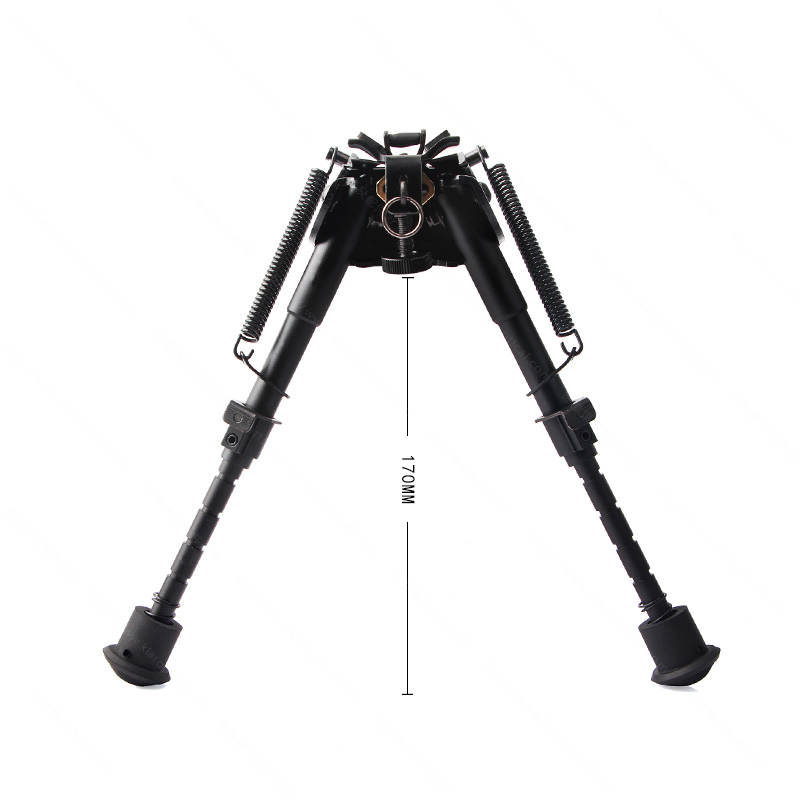 6-9 Inches Pendulum Head Swing Tactical Bipod Adjustable Spring Sling Notch Leg Stud Mount 17