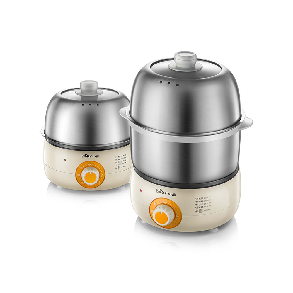 

Bear ZDQ-B14J1 Multi-Function Stainless Steel Egg Boiler 360W Kitchen Electric Egg Cooker Egg Steamers From Xiaomi Youpin