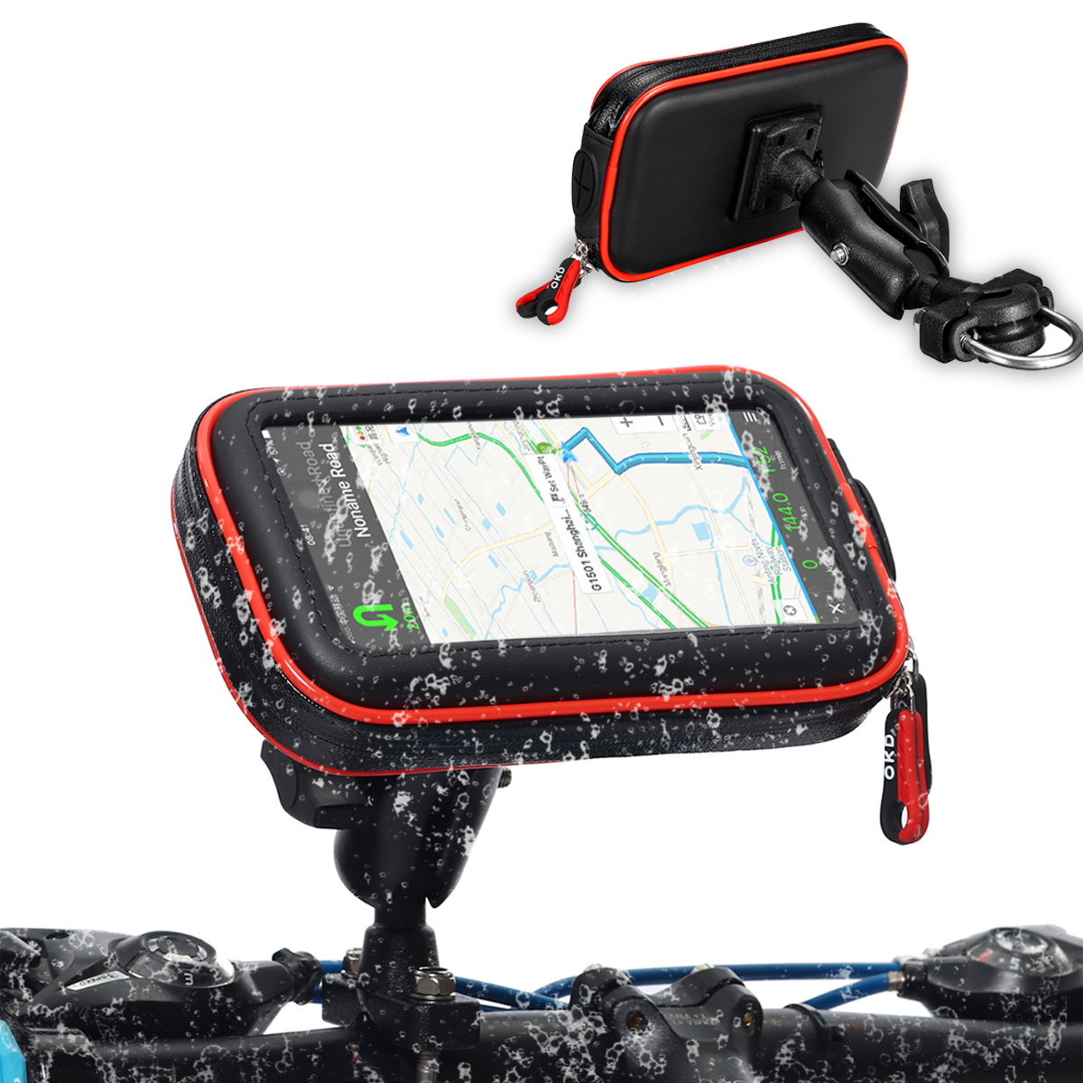 

Bike Bicycle Motorbike Handlebar Waterproof Phone Bag Phone Holder For Smart Phone iPhone XS Max Samsung Galaxy S10+
