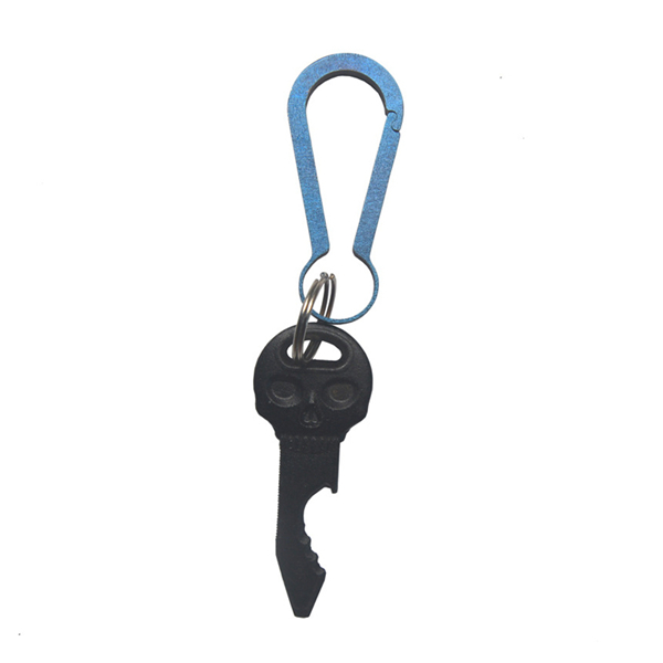 

AOTDDOR™ EDC 37mm Blue Quick Release Keychain Titanium Alloy Mini Key Ring