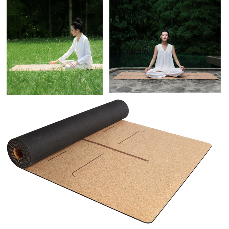 

YUNMAI 4mm Natural Rubber Cork Yoga Mats Non-slip Exercise Sports Pilates Yoga Mat From Xiaomi Youpin