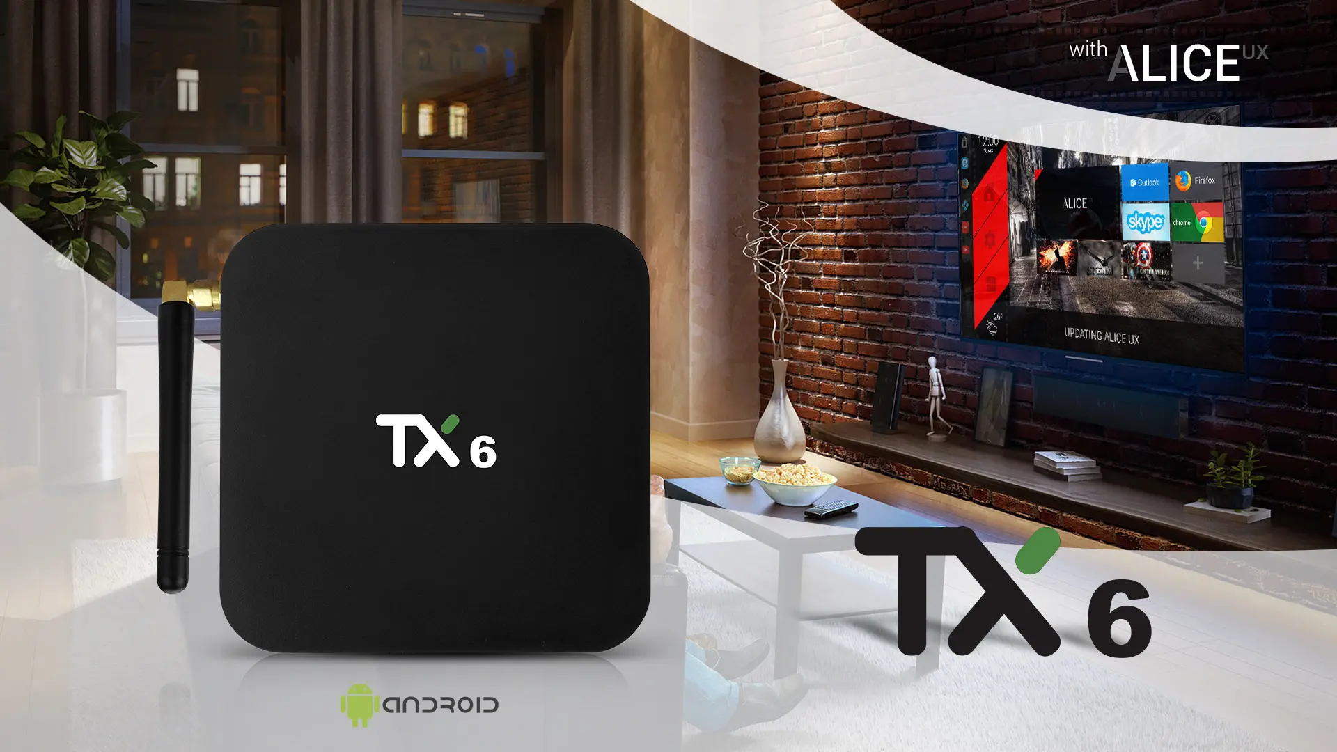 Tanix TX6 Allwinner H6 4GB RAM 32GB ROM 5G WIFI Bluetooth Smart TV Box