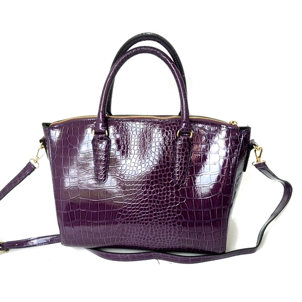 

Women Leisure Crocodile Pattern Solid Handbag Shoulder Bag