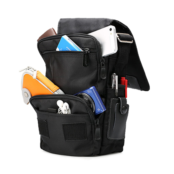 

Mens Casual Satchel Businss Multi-compartment Messenger Bag Shoulder Crossbody Sling Bag