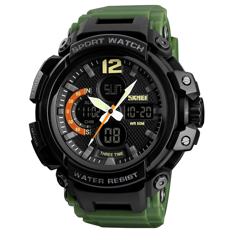 

SKMEI 1343 Dual Display Chronograph Waterproof Digital Watch