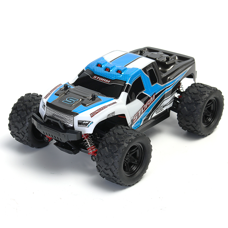 

HS 18301/18302 1/18 2.4G 4WD High Speed Big Foot RC Racing Car OFF-Road Vehicle Toys