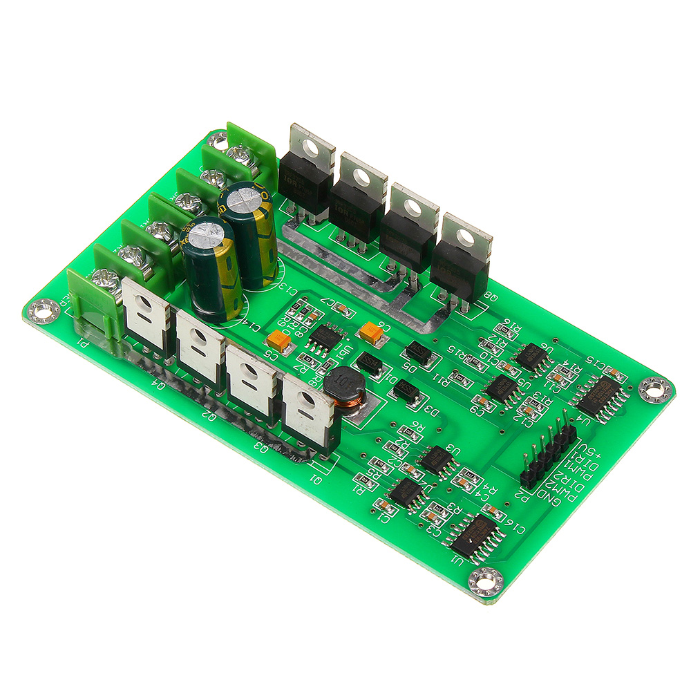 

3V-36V DC H-Bridge Dual Motor Driver Drive Module Board MOSFET IRF3205 with Brake Function