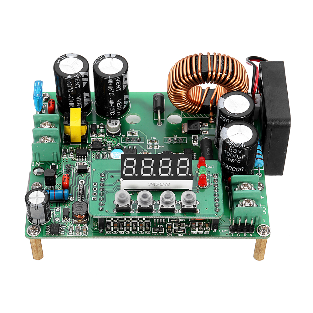 

DKP6012 12A 720W 60V CNC Adjustable DC-DC Programmable Digital Step Down Buck Constant Voltage Current Power Supply Module Voltage Capacity Meter