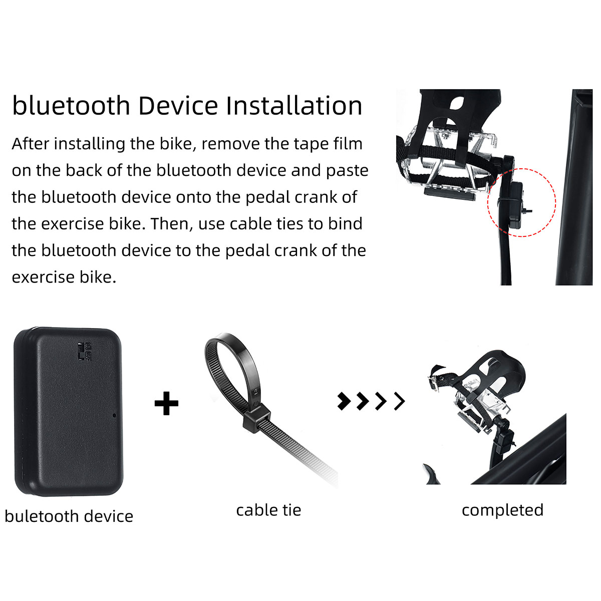 Find bluetooth Module + Cable Tie for Download/Install APP for Applicable Hardware for Sale on Gipsybee.com with cryptocurrencies