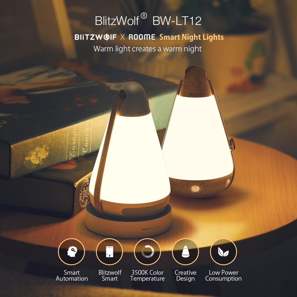 מנורת לילה חכמה &#8211; BlitzWol BW-LT12