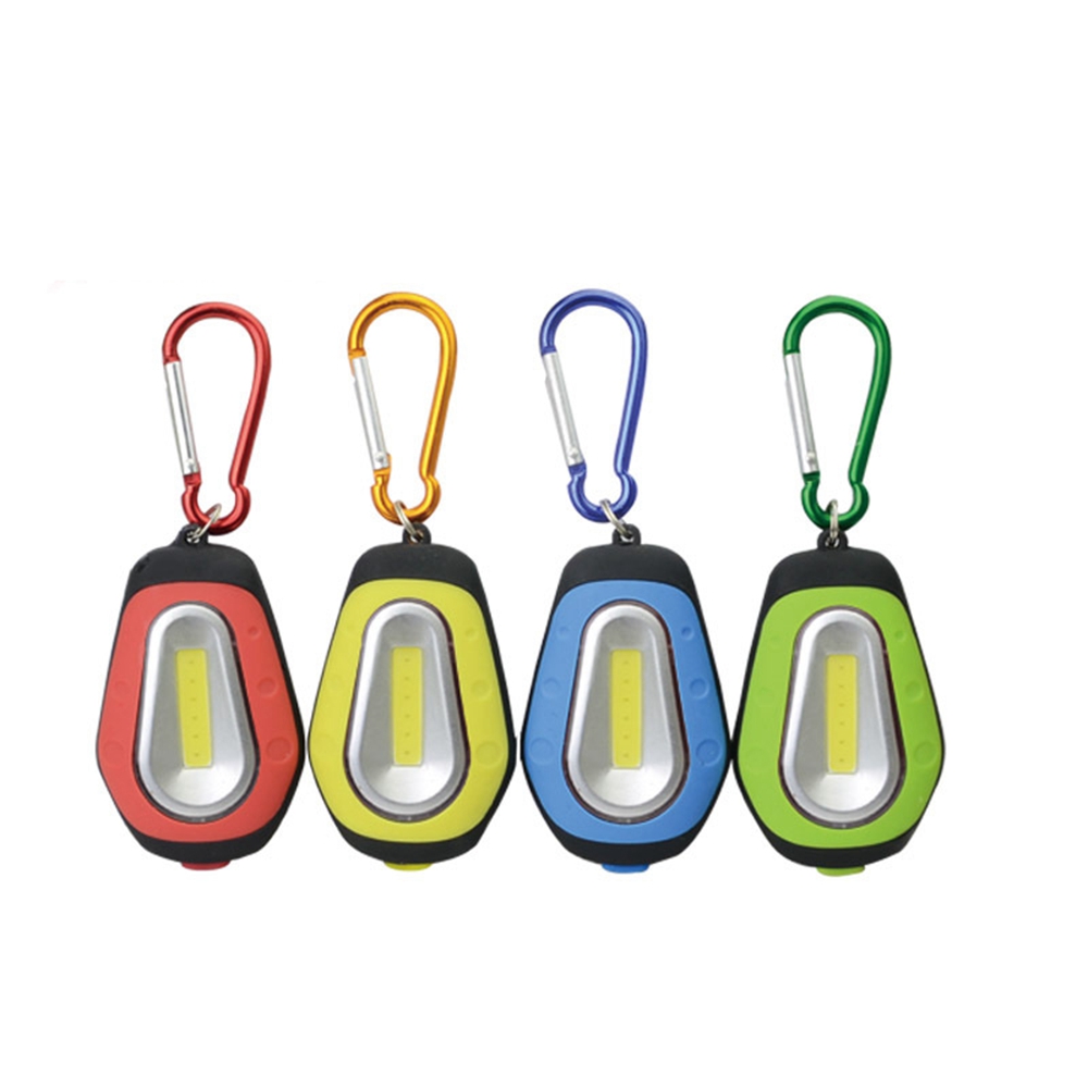 

3W Mini COB Keychain Flashlight Camping Work Night Light Portable Magnetic Emergency Pocket Lamp