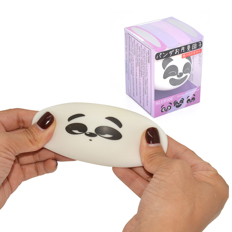 

IKUURANI Panda Squeeze Squishy Toy Slow Rising Gift с оригинальной упаковкой