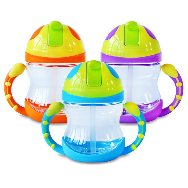 

Infant Sippy Cup Baby Cup Children Learn Drinking Cup Leak-proof Belt Handle Drinking Cup Maternal And Child Supplies