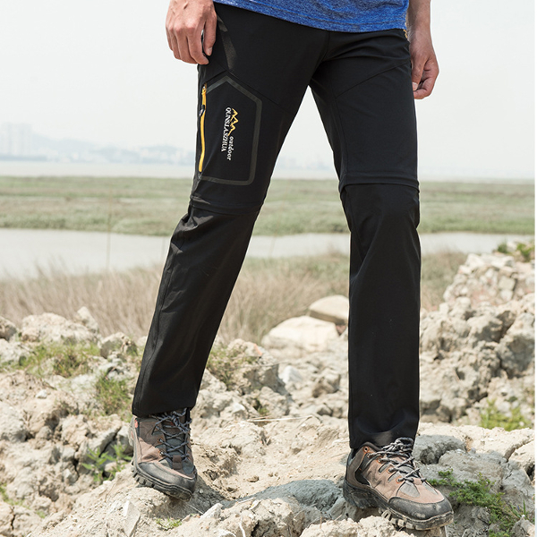 

Mens Outdoor Elastic Detachable Water Repellent Sport Pants
