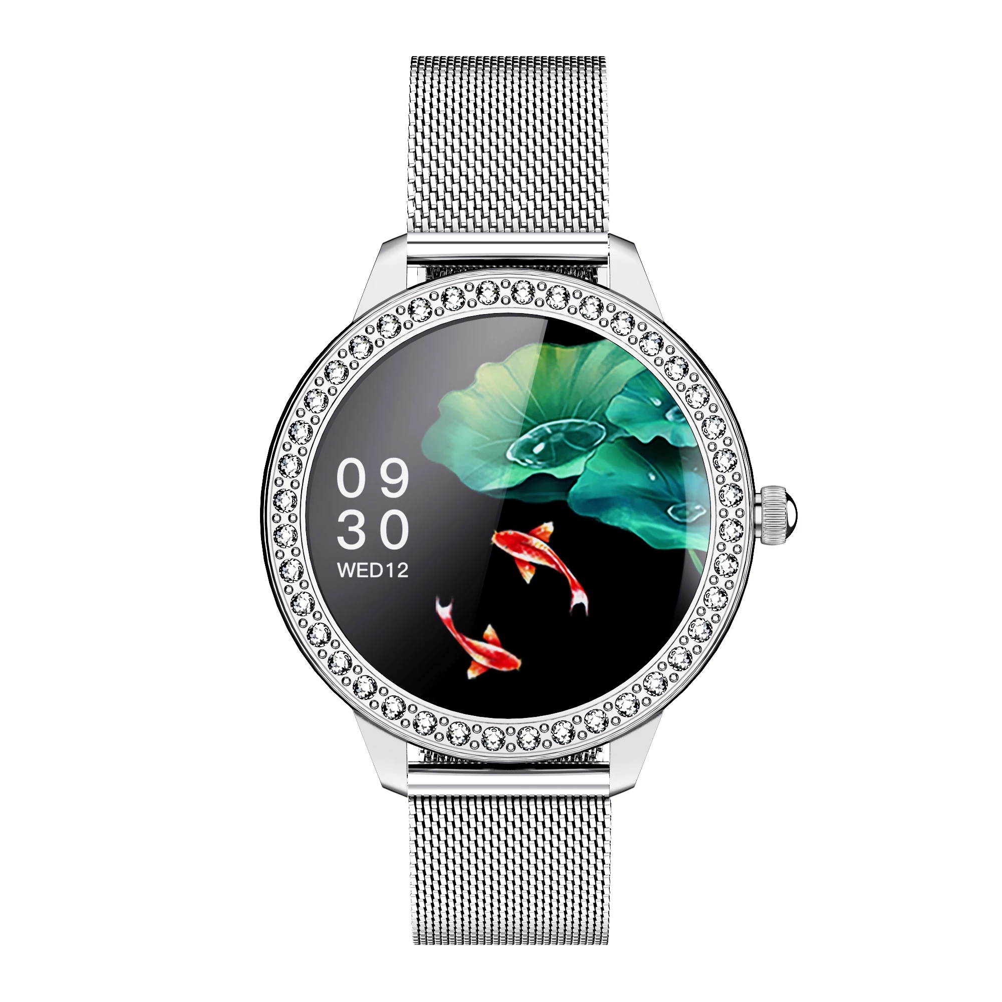 Find GOKOO SN91 1.09 inch Full Touch Screen Rhinestone Decoration Heart Rate Blood Pressure SpO2 Monitor Multi-sport Modes IP68 Waterproof Smart Watch for Sale on Gipsybee.com with cryptocurrencies