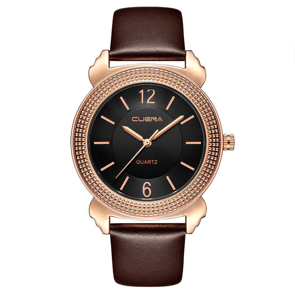 

Deffrun Повседневный стиль Женское наручные часы кожаный ремешок Водонепроницаемы кварцевые часы