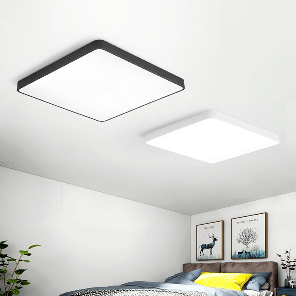 

24W Квадрат LED Потолок вниз Белый свет Стена панели Ванная комната Лампа Светильник 40 * 40 см