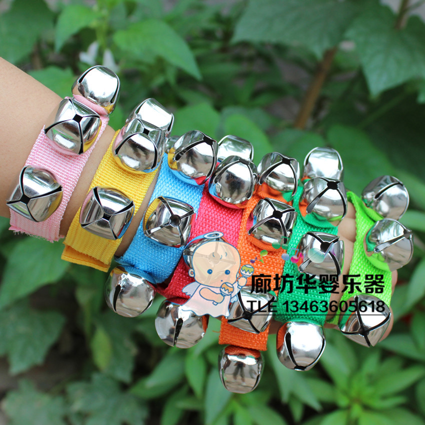 

Orff wrist bells bells hand bell children percussion instrument early education dance hand rattle toy