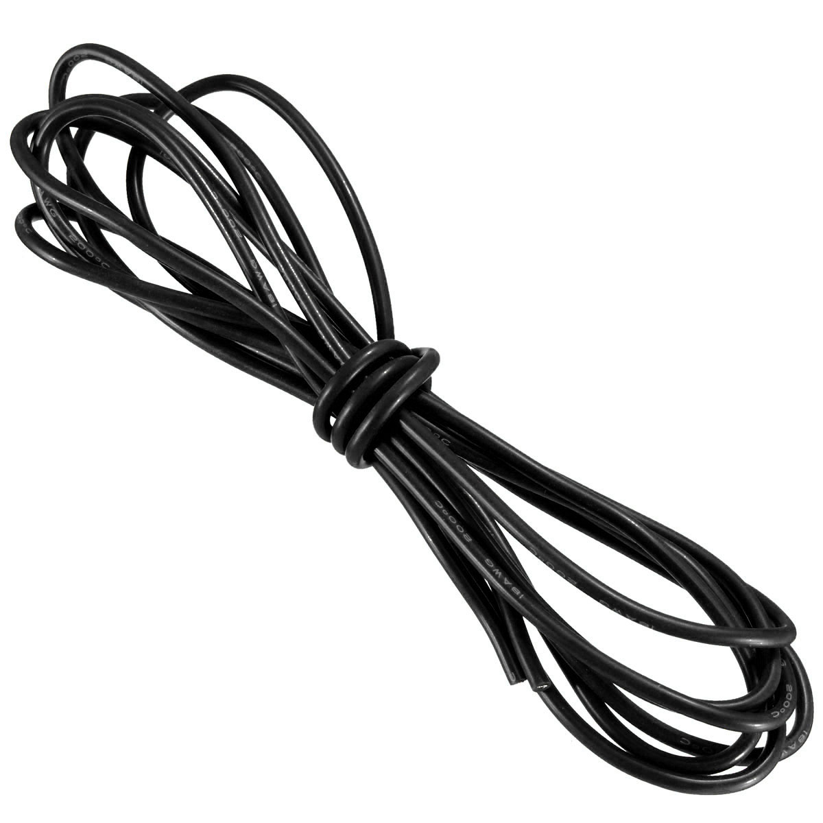 Daniu 2 meter black silicone wire cable 10/12/14/16/18/20/22awg ...