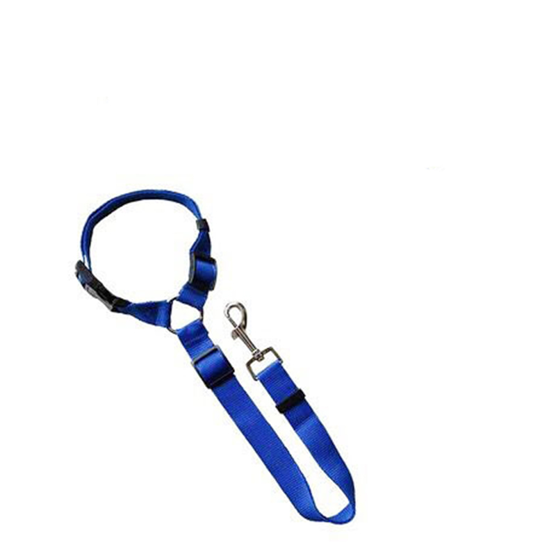 

KCASA Pet Car Safety Belt Practical Dog Cat Pet Safety Necklace Adjustable Car Seat Belt Harness Leash Travel Clip Strap Lead Car Seat Belt