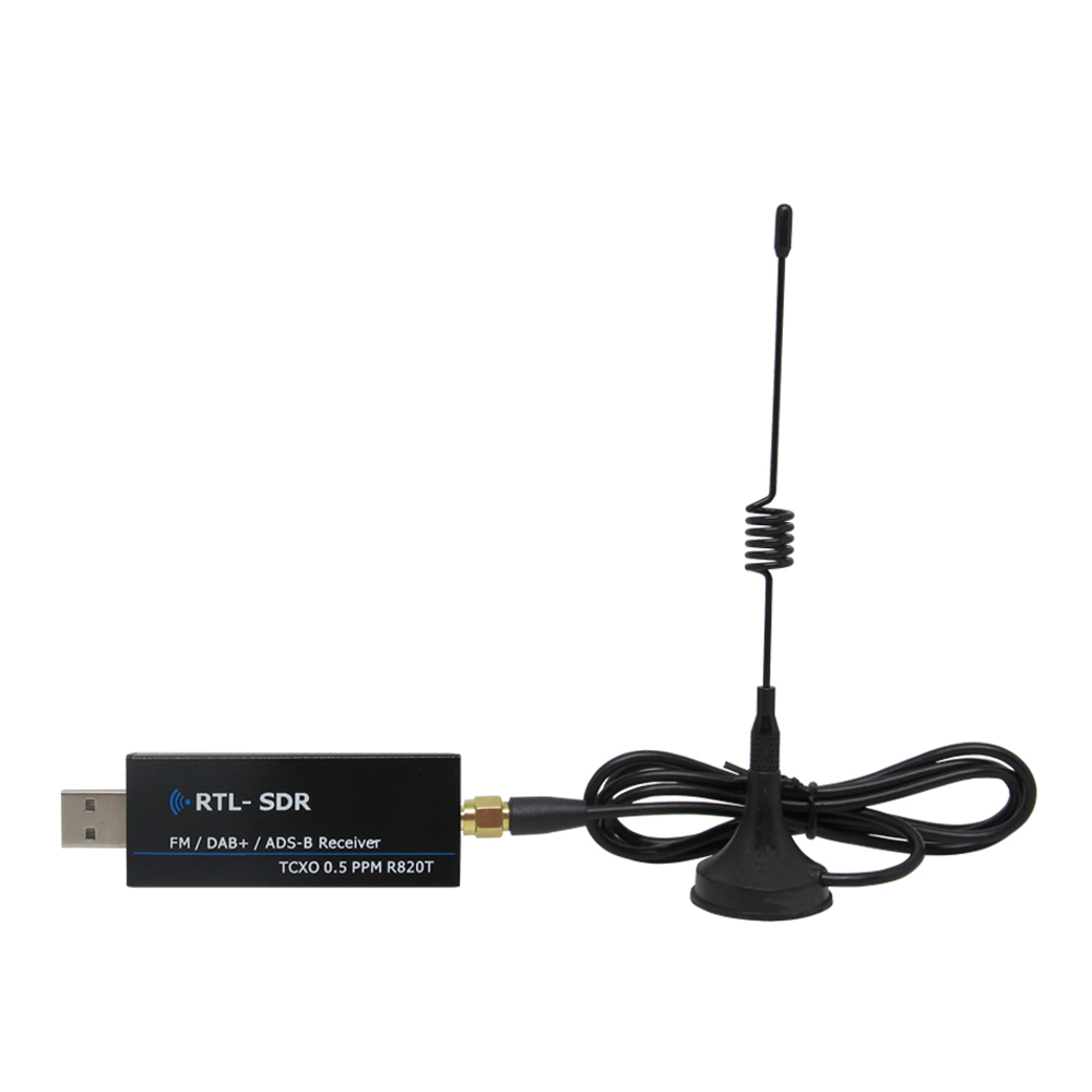 

RTL SDR Receiver R820t2 USB RTL-SDR Dongle with 0.5ppm TCXO SMA MJZSEE A300U Tester