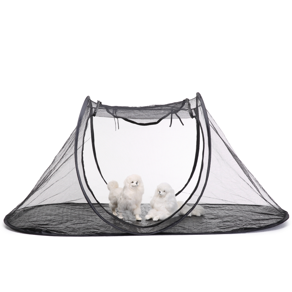 

Pet Tent Cat Dog Playpen Feline Fun house Portable Exercise Tent with Carry Bag