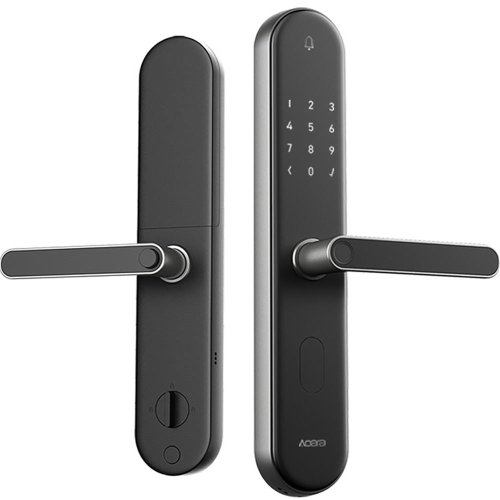 

Xiaomi Mijia Aqara S2 Smart C Grade Door Lock Fingerprint Password Key Unlock Mi Home App Smart Home - Grey