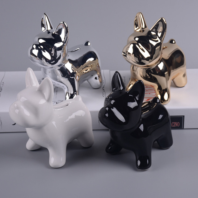 

Ins Nordic Style Creative Home Living Room Piggy Bank Puppy Decorations Animal Crafts Piggy Bank Ornaments