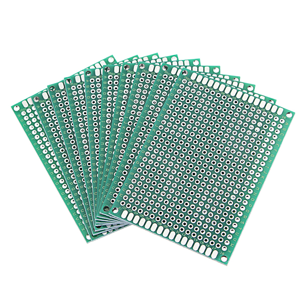 

Geekcreit® 30pcs 50x70mm FR-4 2.54mm Double Side Prototype PCB Printed Circuit Board