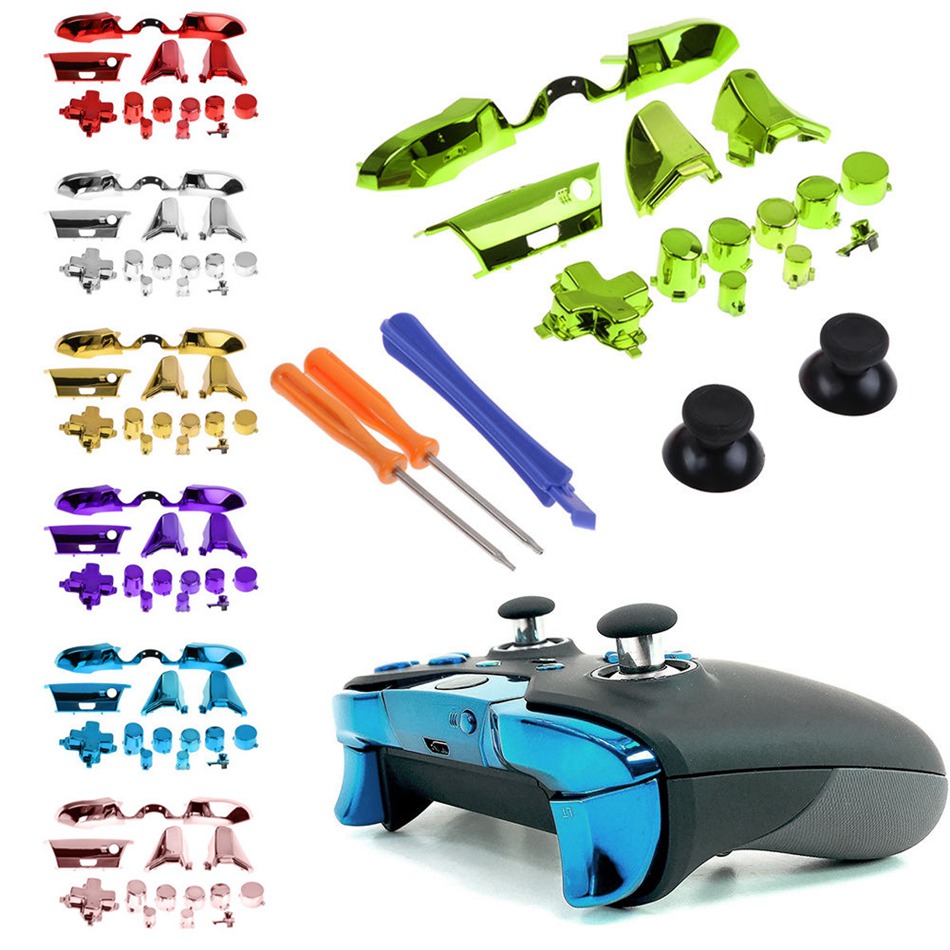 Game Controller Bumper Triggers Buttons Replacement Full Set D-pad For Xbox One Elite X1 4