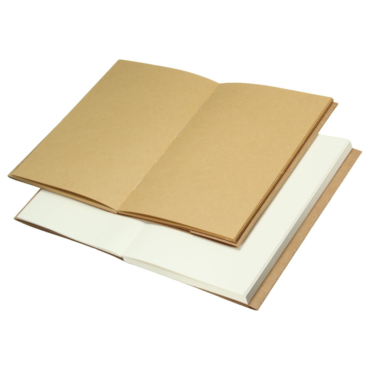 

32K Vintage Blank Kraft Paper Sketchbook Journal Sketching Scrapbook Notebook