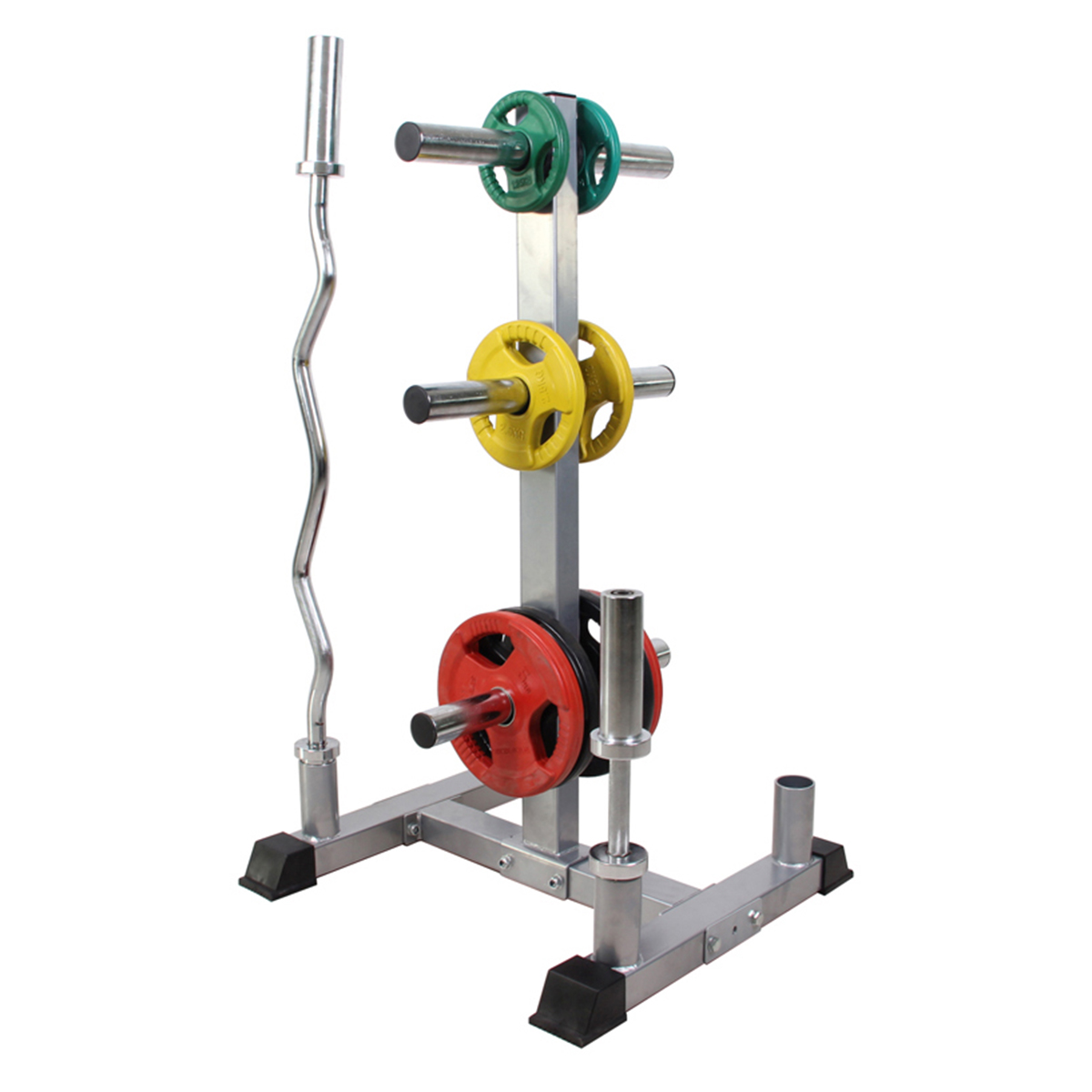 Find Bumper Weight Plate Storage Tree Rack Olympic Barbell Bar Stand Holder Organizer for Sale on Gipsybee.com with cryptocurrencies