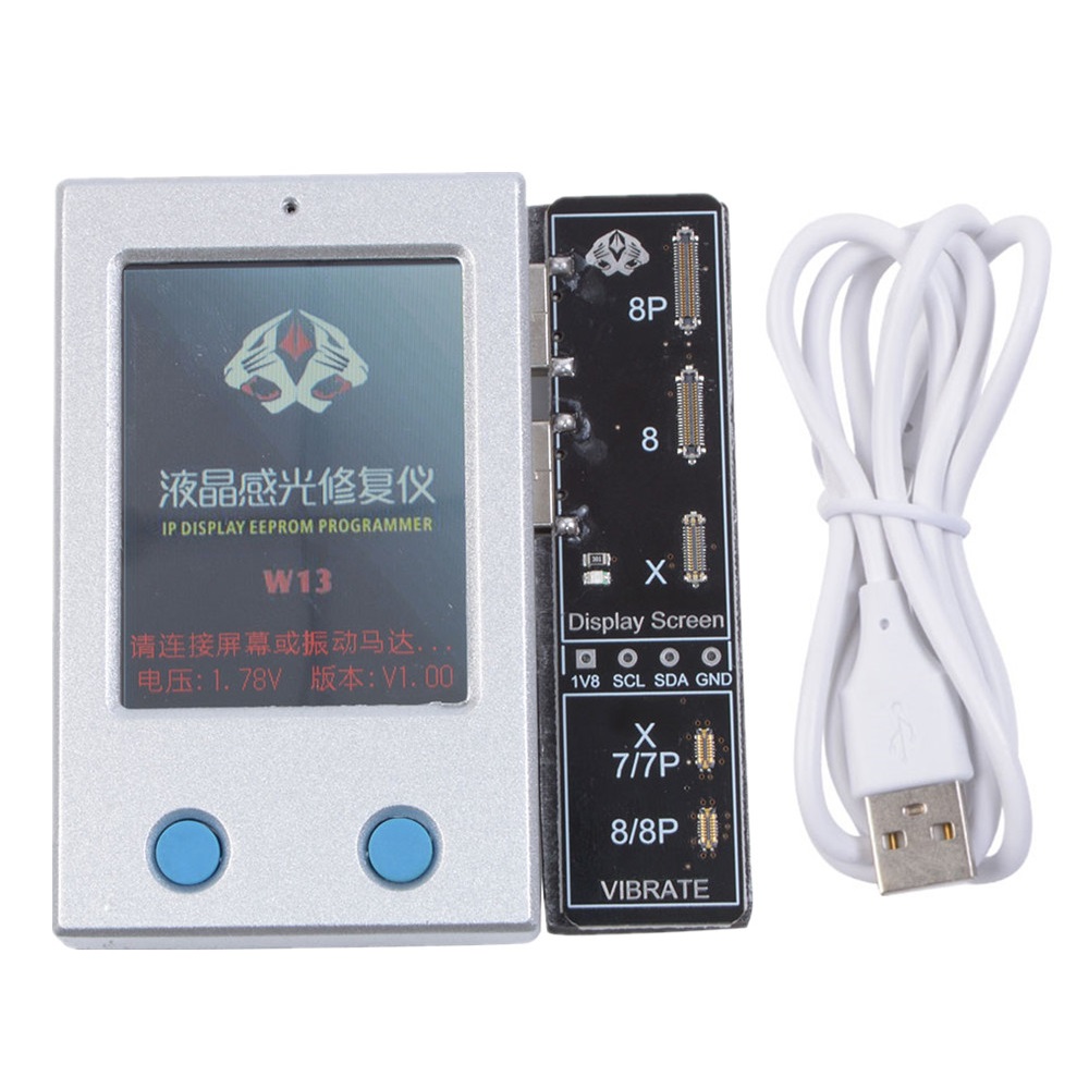 

LCD Screen IP Display EEPROM Programmer Photosensitive Repairer Data Read Write Backup Programmer for iphone7G/7P/8G/8P/X