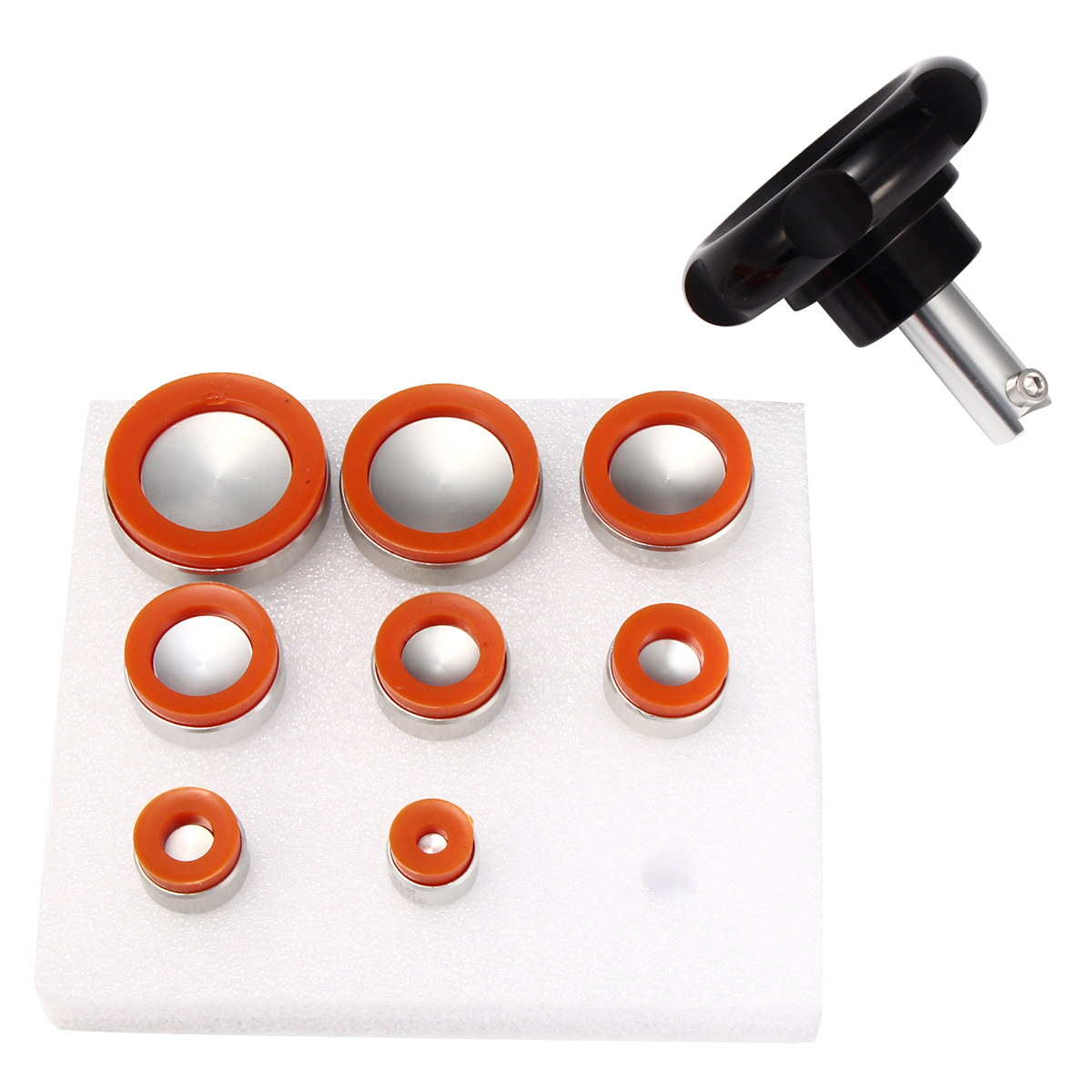 

Watch Case Opener With 8Pcs Suction Dies Tools Repair for Screw Back Cases