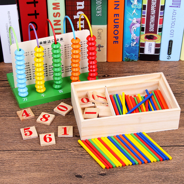 

Wooden Multi-functional Computing Learning Box Children Count Mathematics Addition And Subtraction Operation Early Education Toys