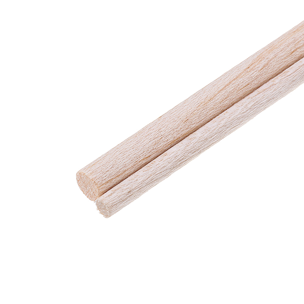5Pcs/Set 5/6/8/10x250mm Round Balsa Wood Wooden Stick Natural Dowel Unfinished Rods for DIY Crafts Airplane Model 25