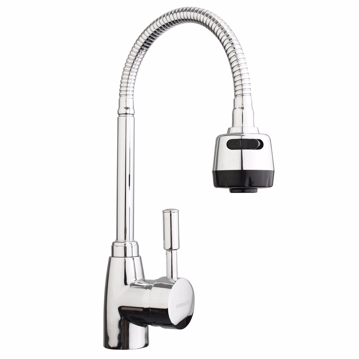 

Хромированный кухонный раковина Faucet 360 ° Rotate Spout Basin Ванная комната Горячий и холодный смеситель для воды