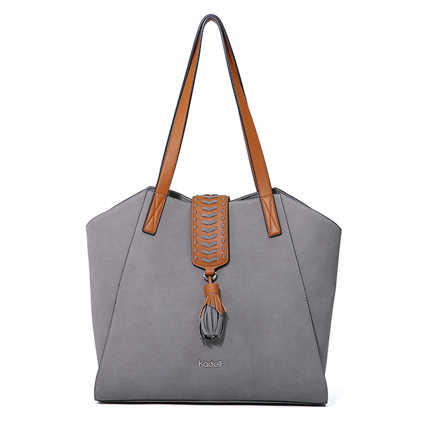 

Kadell Large Capacity Tote Bag PU Shoulder Bag Handbag For W