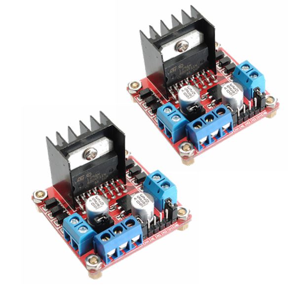 2Pcs Geekcreit L298N Dual H Bridge Stepper Motor Driver Board Geekcreit for Arduino - products that work with official A