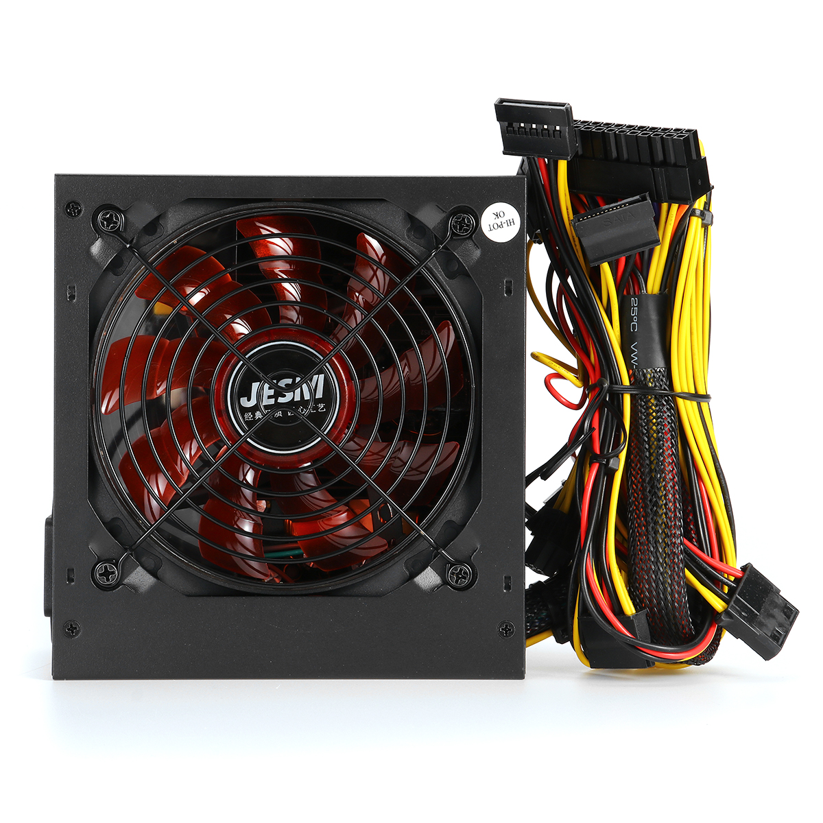 Find 850W PC Power Supply 12CM Silent Fan ATX Computer 220V SATA 8Pin 2x6Pin Black for Sale on Gipsybee.com with cryptocurrencies