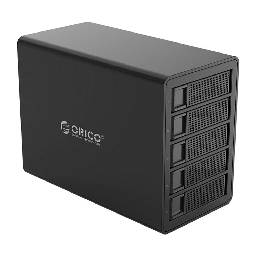 Find ORICO 5Bay Aluminum 3 5 HDD Case SATA to USB 3 1 Docking Station External Hard Drive for Sale on Gipsybee.com