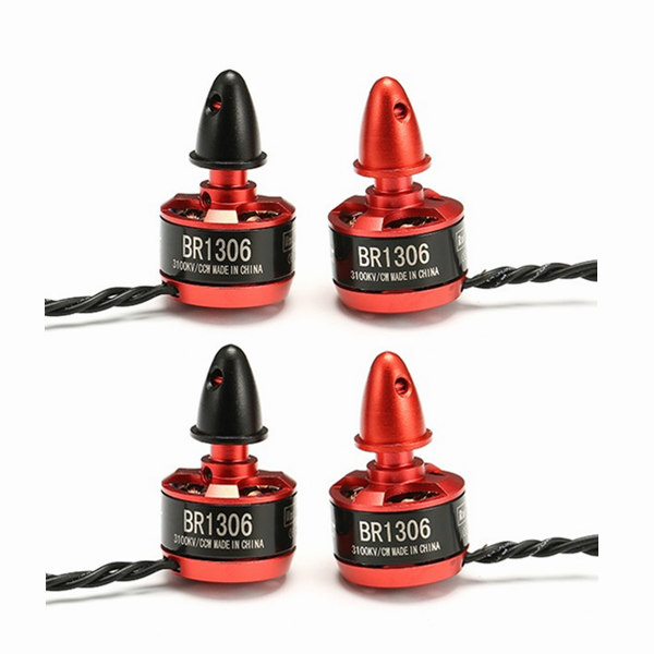 

4X Racerstar Racing Edition 1306 BR1306 3100KV 1-2S Brushless Motor CW/CCW For 150 180 200 RC Drone FPV Racing