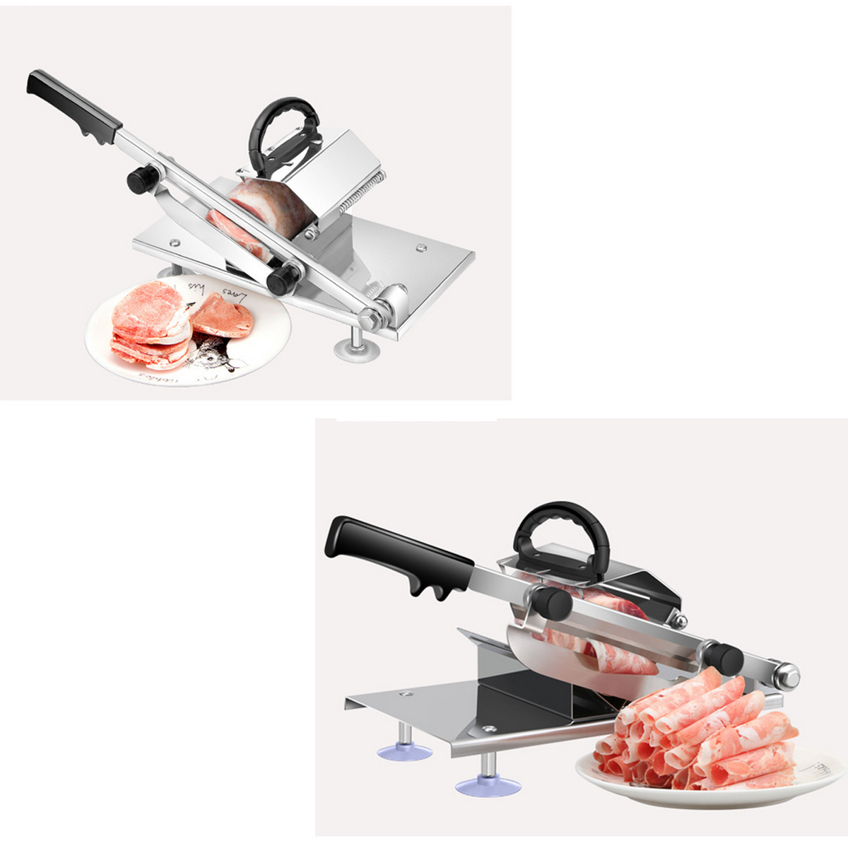 

Household Meat Slicer Manual Frozen Meat Slicer Cutter Beef Mutton Sheet Slicing Machine