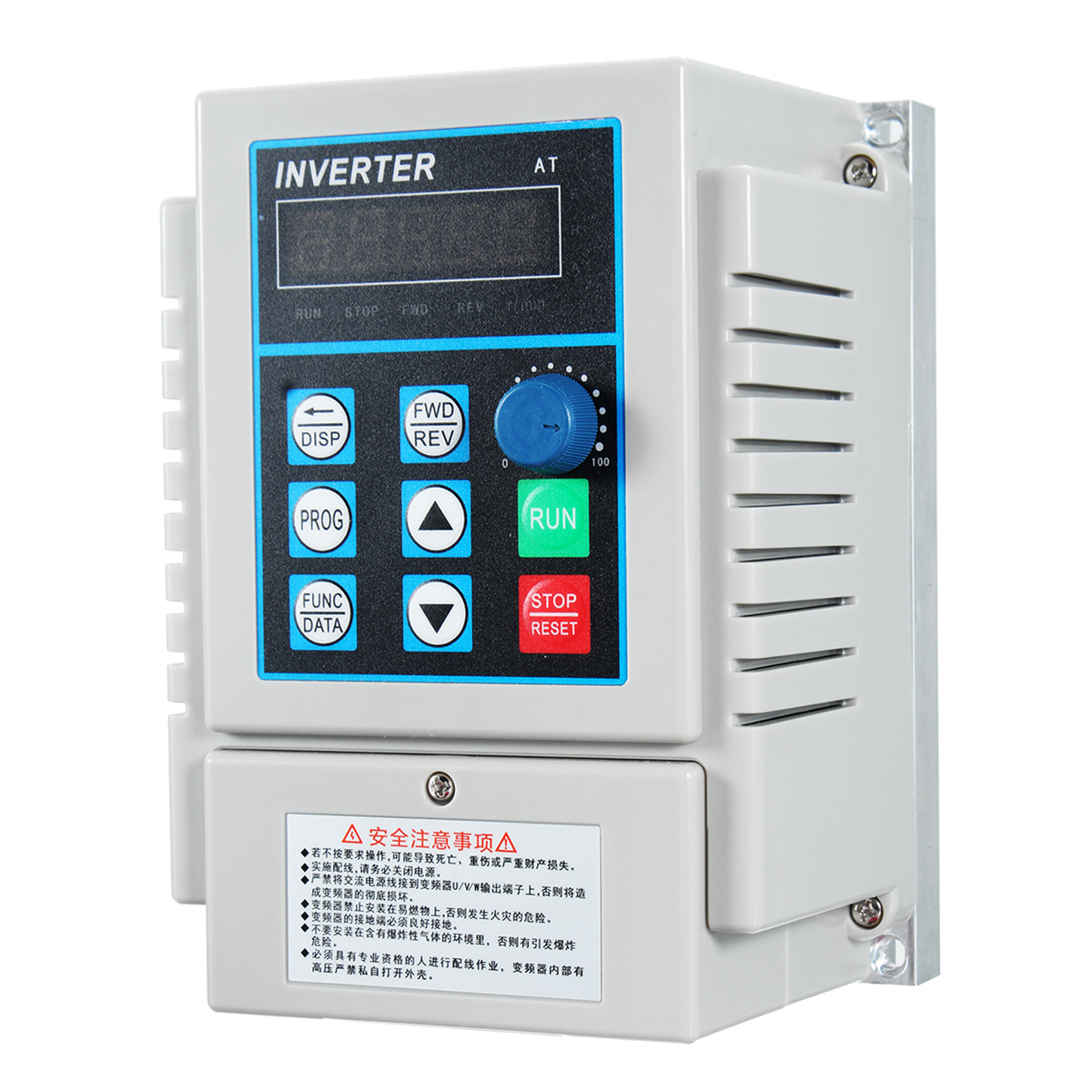 

AC 220V 0.75KW VFD Variable Frequency Drive Inverter Frequency Converter Single Phrase In Three Phra