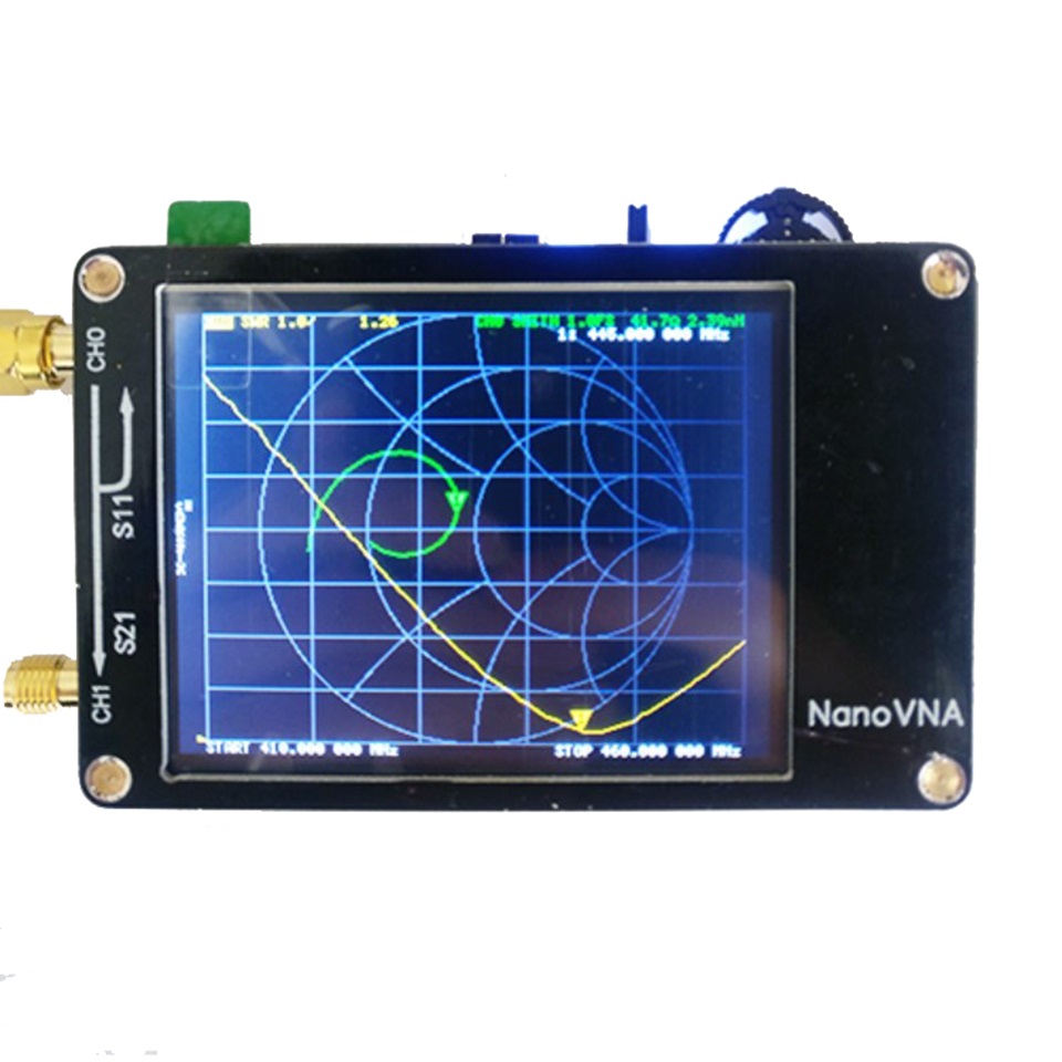

Original NanoVNA Vector Network Analyzer 50KHz - 900MHz Digital Display Touch Screen Shortwave MF HF VHF UHF Antenna Analyzer Standing Wave