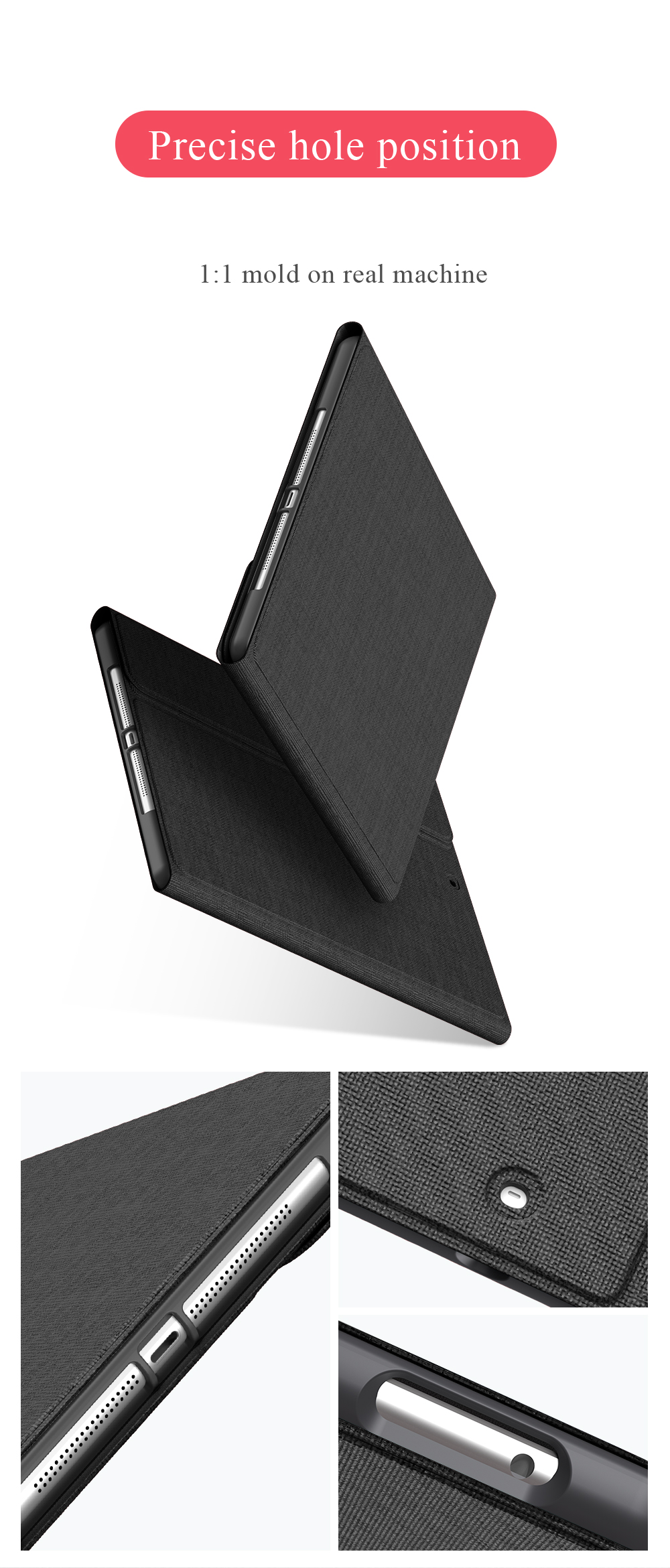 Auto Sleep Detachable bluetooth Wireless Keyboard Kickstand Tablet Case With Pencil Holder For iPad Pro 10.5 Inch 2017/iPad Air 10.5 Inch 2019 19