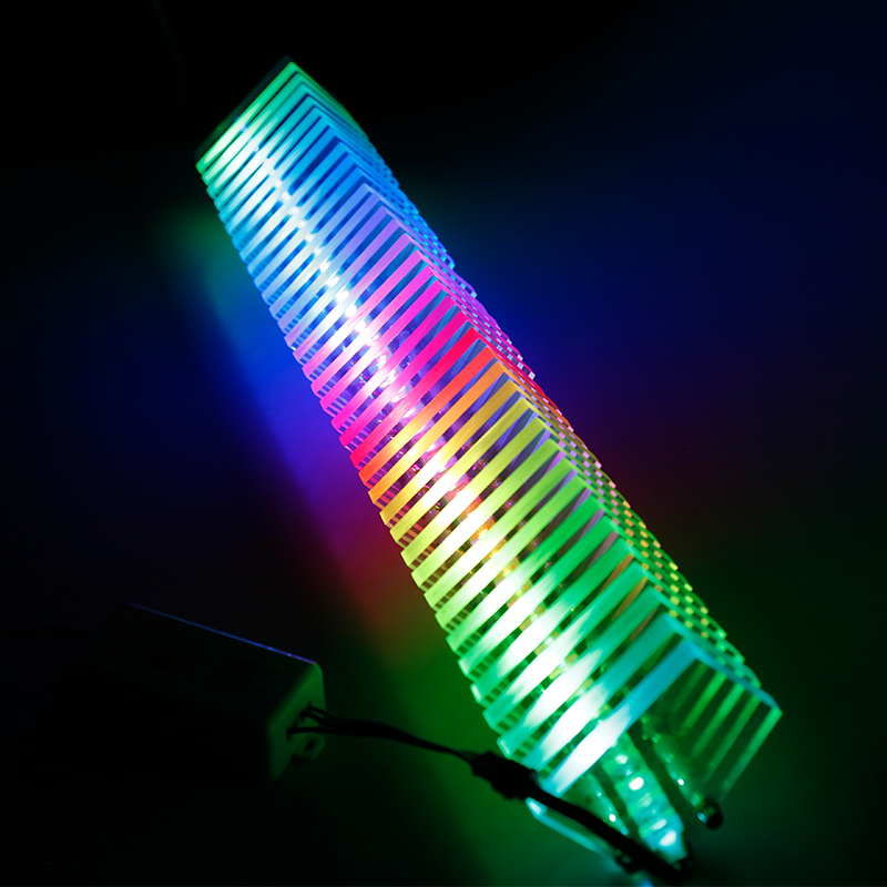 

DIY Square Audio Лампа Научное шоу Учебное оборудование Несколько вариантов цвета Динамик
