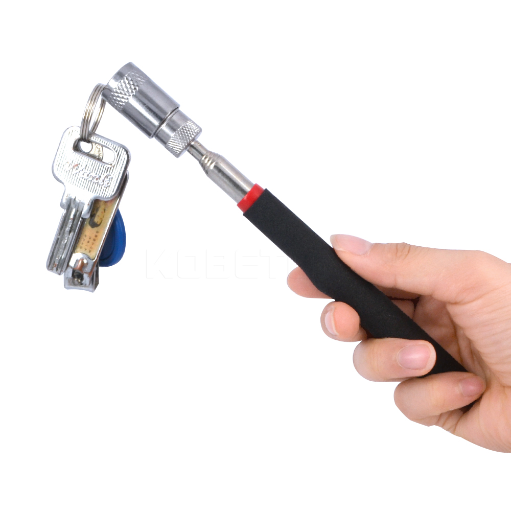 

Adjustable Length Mini Pick Up Tool Telescopic Magnetic Magnet Tool For Picking Up Nuts and Bolts With LED Light