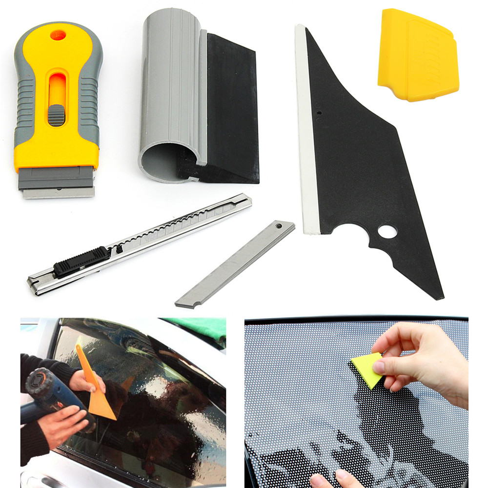 

Professional Window Tint Tools Kit Film Tinting Scrapers Vinyl Sheet Installation
