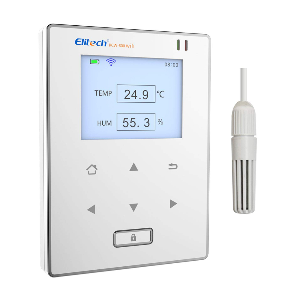 

Wifi Temperature and Humidity Data Logger Temperature Digital Humidity Meter Thermometer Hygrometer External Sensors Ind